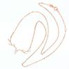 Purple Gold Necklace Niche Fashion Temperament Colored Gold Plated Rose Gold Colored Gold Antler Collarbone Chain Female