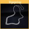 Minimalist Water Cube Necklace And Earrings Set For Brides And Women