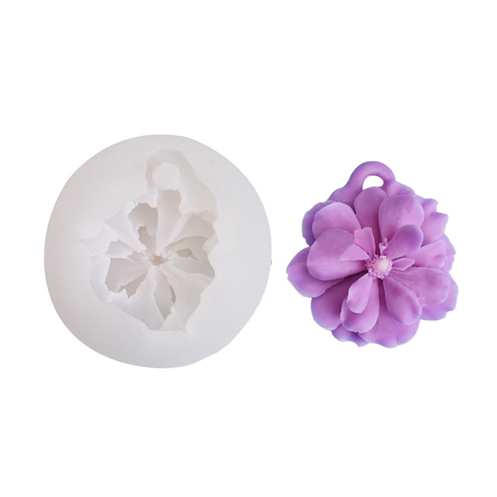 

Силиконовая форма для свечей с ароматом камелии и лотоса, монтируемая на транспортное средство, декоративная форма для штукатурки, принадлежности для изготовления тортов T4