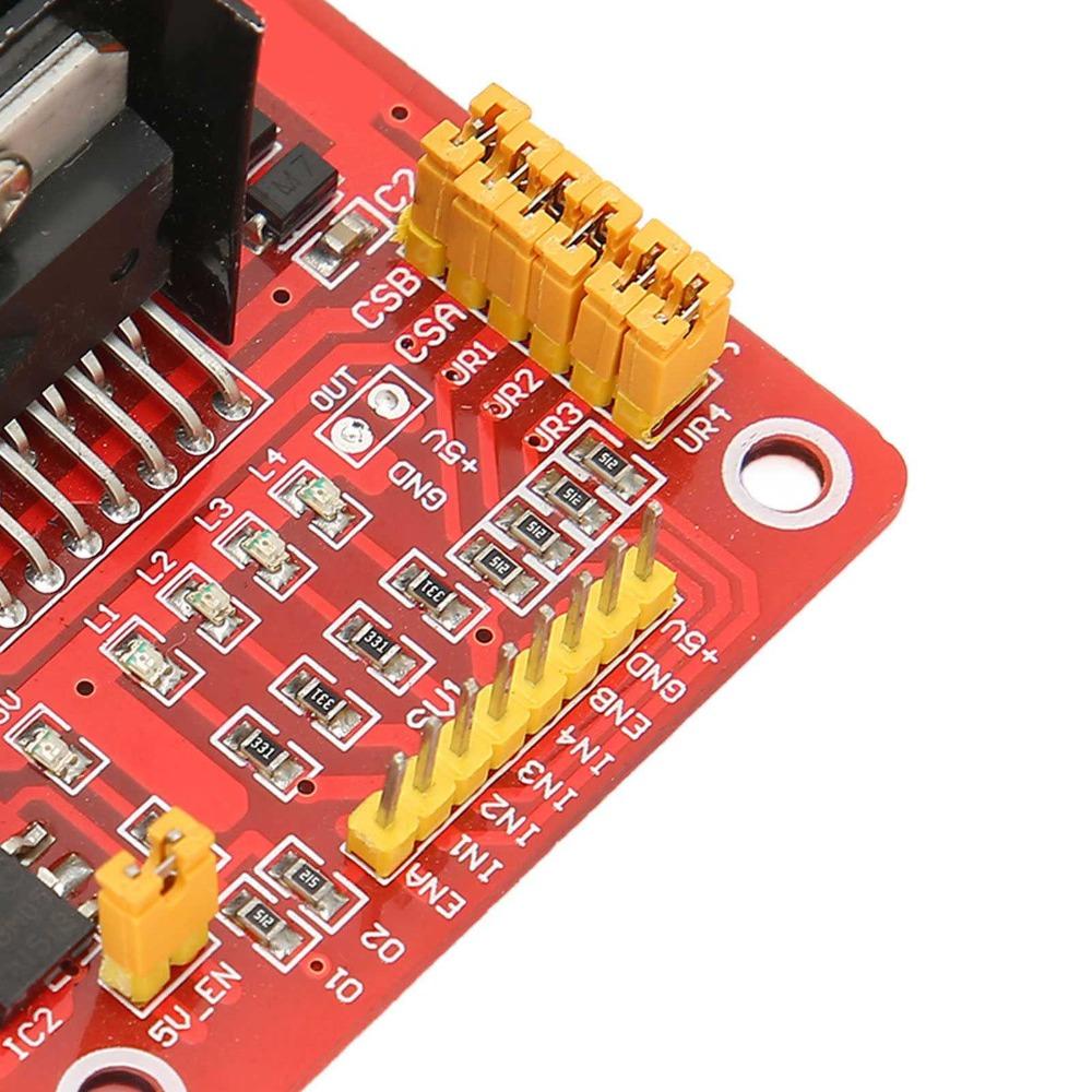 L298N Stepper Motor Driver Module Dual H Bridge 5V-35V Dual H Bridge Motor Driver Compact Size Easy To Install