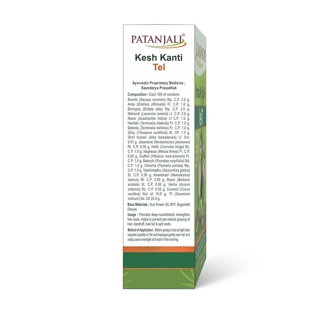 Patanjali Kesh Kanti Hair Oil 300ml Pack of 1 for Strong, Healthy, Smooth and Nourished Hair