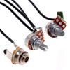 Pre-wired 4 string Single Coil Soundhole Pickup Harness with Volume &Tone Pots for Electric Guitar