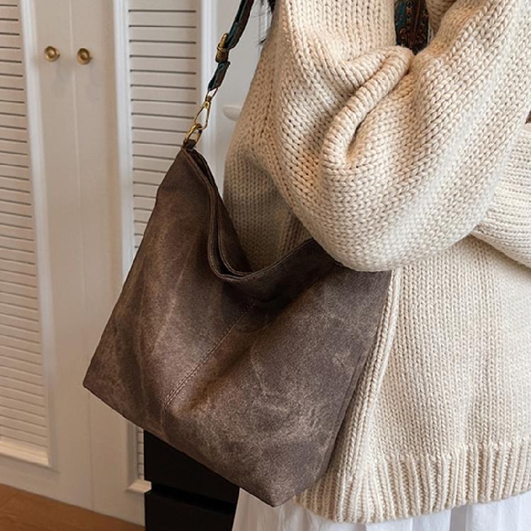 2023 NEW Vintage Shoulder Bag Casual Crossbody Bag for Women Girl Bucket Bag