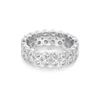 ANIA HAIE Double Cubic Zirconia 925 Silver Ring R058-08H
