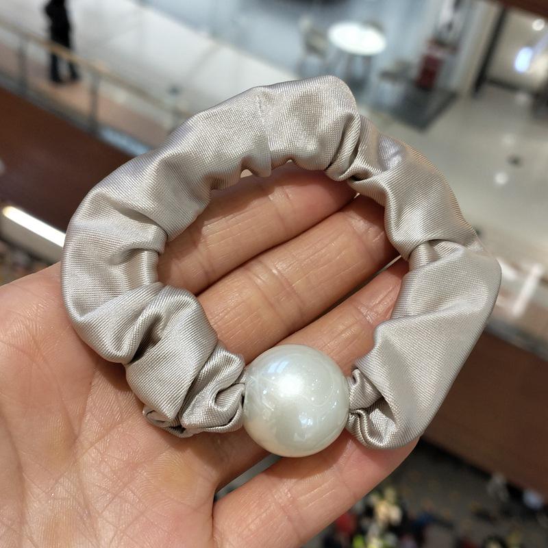 High-Elastic Durable Leather Ponytail Holder - Large Intestine Hair Tie Headband for Girls