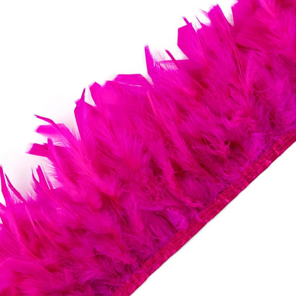 1Meter Natural Turkey Feathers Trims Height 10-15Cm Crafts Wedding Party Clothing Decor Diy Feather Ribbon Sewing Decoration