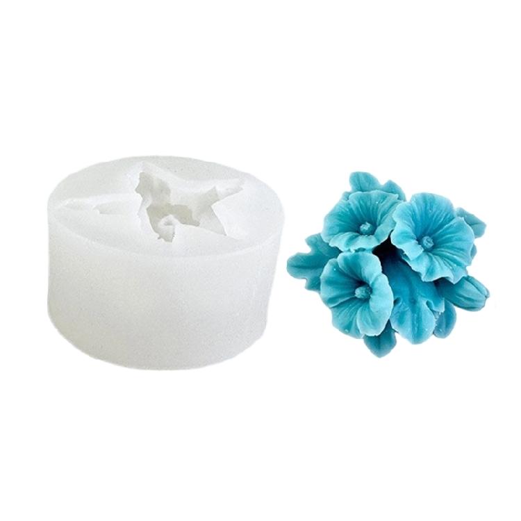 Fashionable Flower Craft Sturdy Silicone Mould Tool Home Use Portable for Candle Making Enthusiasts Daily Casual Use