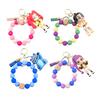 Keychain Pendant Anime Doll Charm Beads Bracelet Key Chain Party Favor Keyring Bag Charm Backpack Accessory