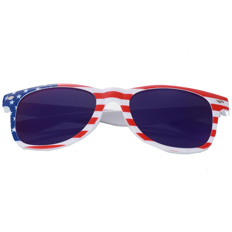 Classic Meters Nail American Flag Sunglasses Independence Day Sunglasses Party Decorative Glasses