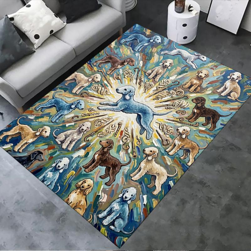

2025 New Cute puppy Carpet Rug for Living Room Bedroom Home Sofa Decoration,Kids play Non-slip Floor Mat 40x60cm( 15x23in )
