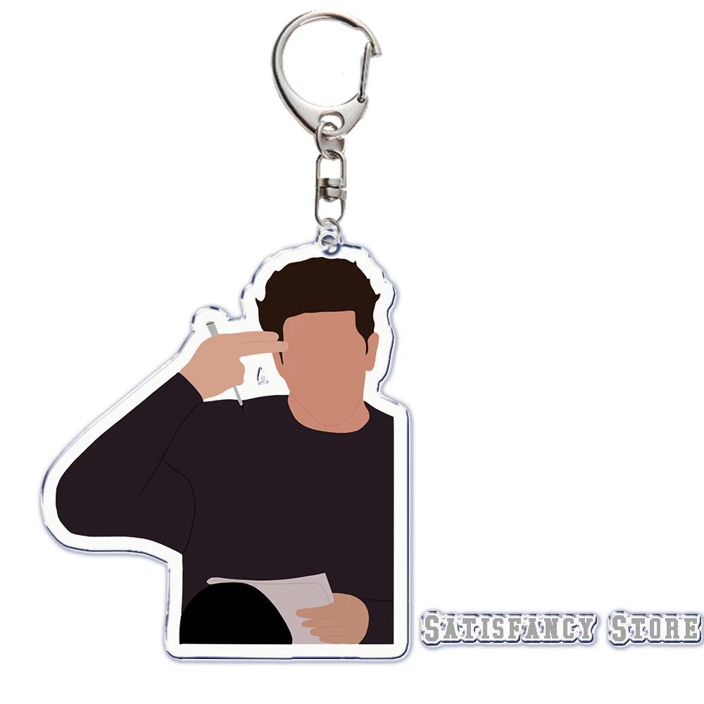 Classics TV Friends Keychain KeyRing Key Chains Chaveiro Cute Cartoon Fashion Friends for Bag Pendant Aaccessories Gift
