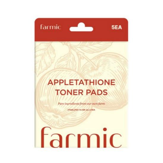 FARMIC Appletathione Toner Pads Travel Kit Brightening Mini Pad Set 2 Pads x 5EA