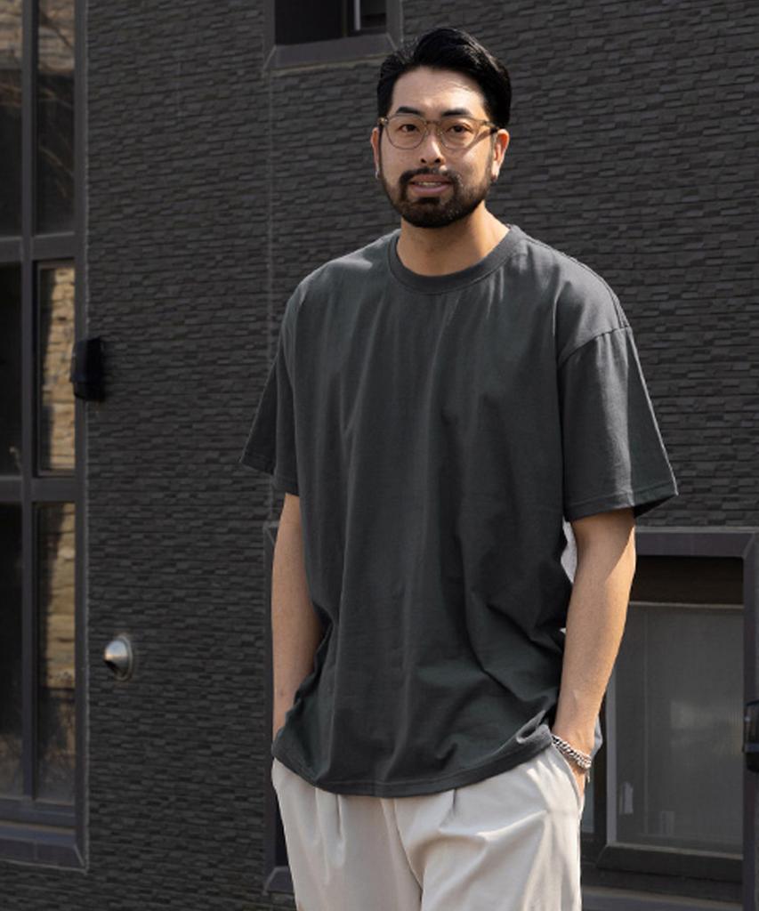 Jeneleolwogseu N-Gs-800 Basic Short Sleeve T-Shirt_Dark Gray