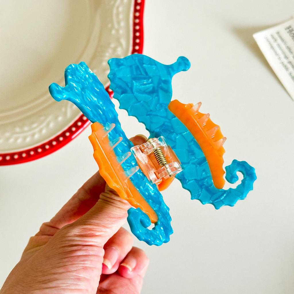 Stylish And Unique Animal Design Hair Claw Clips In Ocean Inspired Colors