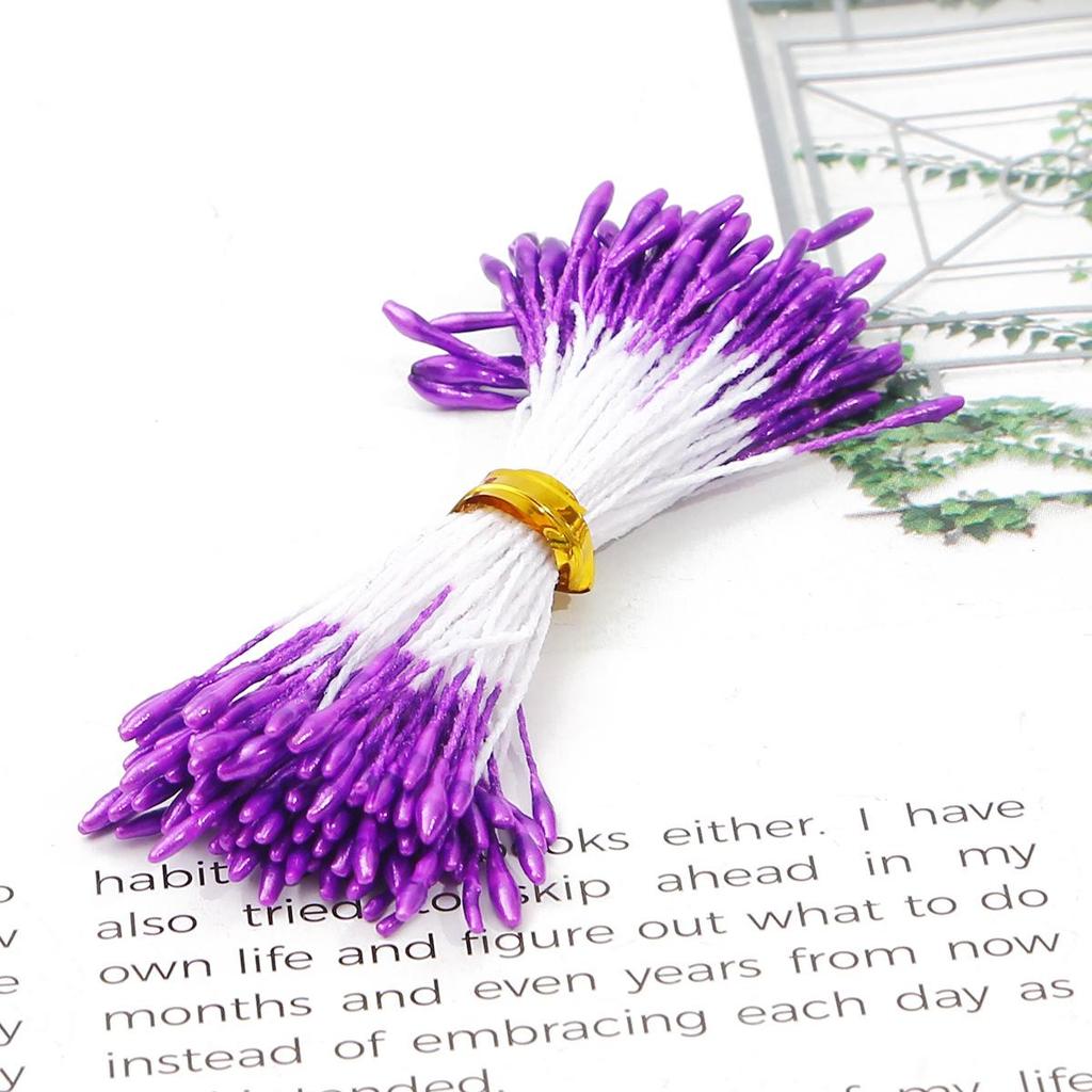 Handmade Chiffon Flower Stamen Hairpin Accessories - DIY Ancient Style Headpiece Core