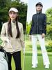 PGM Women's Ruffle Hem Zipper Stand Collar Golf Jacket - Autumn/Winter 2025 Collection