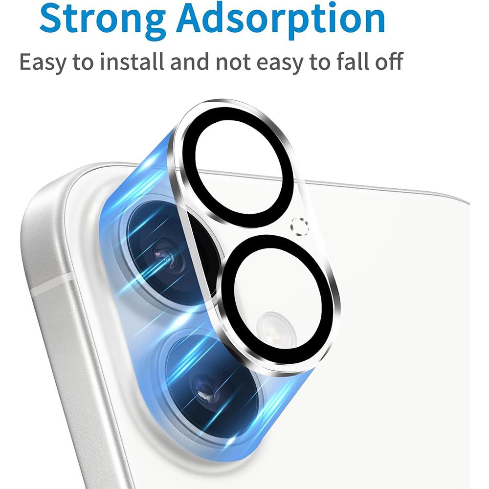 3Pcs Camera Lens Protector Film for iPhone 17 Air 16 E 15 Plus 14 Pro 13 12 11 X Xs Max Xr 17E, 9H Hd Clear Tempered Glass Lens Drop Protection Cover
