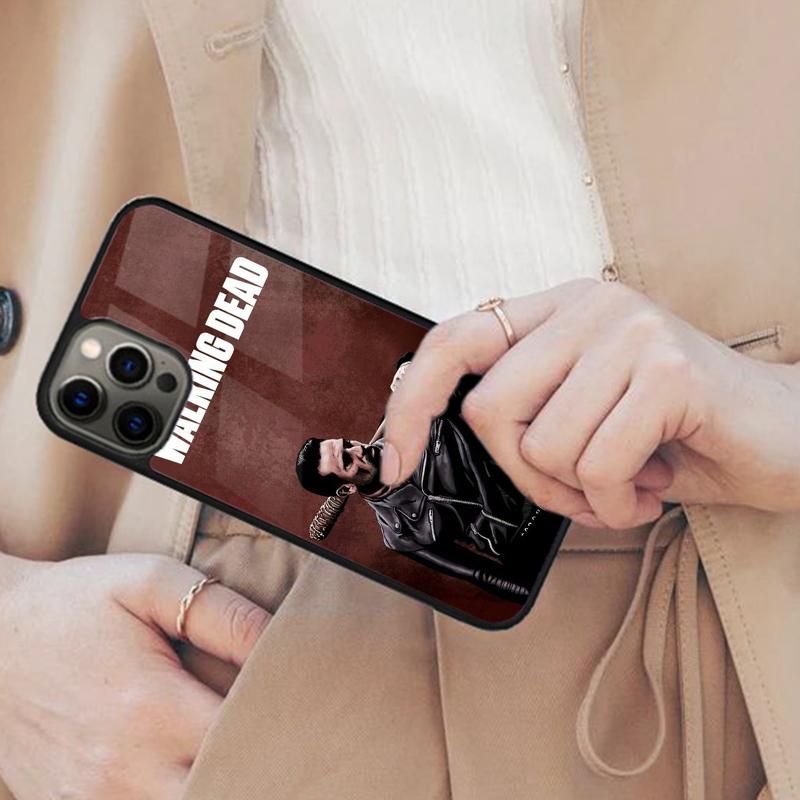 The Walking Dead Negan Bumper Magnetic Phone Case For APPLE iPhone 17 Air 16 14 13 12 Pro Max 15 Plus Wireless MagSafe Cover