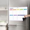 Resin Whiteboard Monthly Weekly Daily Fridge Calendar Daily Dry Erase Calendar  Organizer
