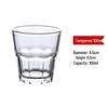ZISIZ Tempered Octagonal Glass Cup