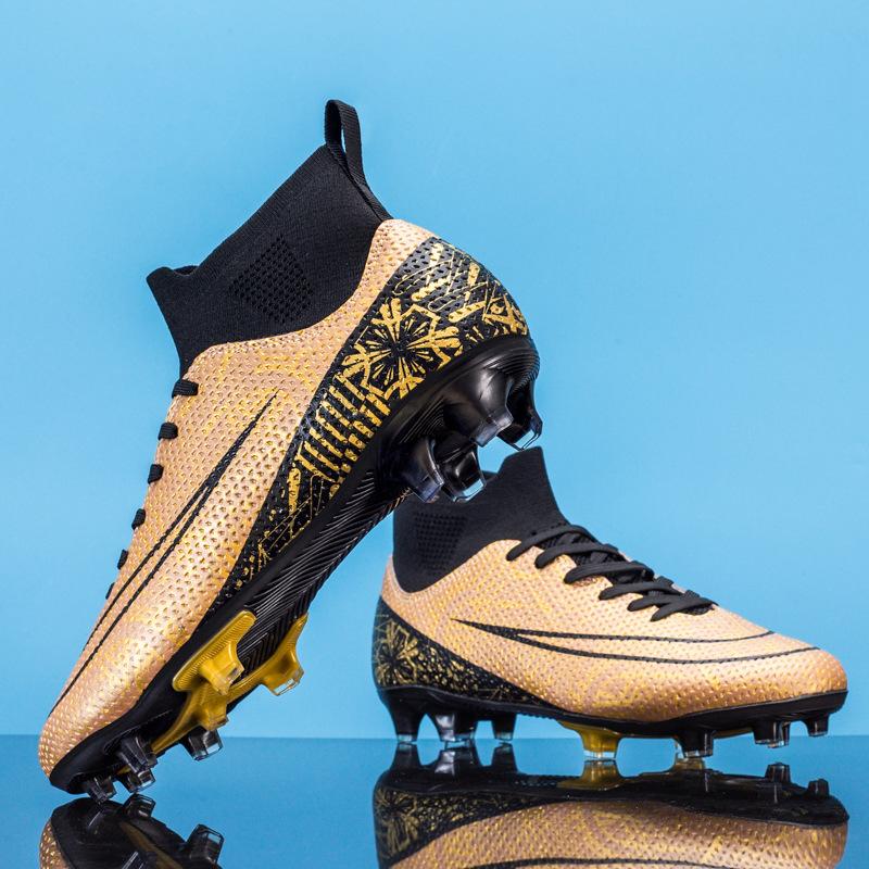 New High-Top Football Shoes, Long Nails, Broken Nails, Boys And Girls Game Training, Football Shoes, Straight Hair