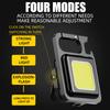 Multifunctional Portable Flashlight, High Brightness Mini Work Light, Strong Magnetic Charging Keychain Light, 4-Piece Set, Suit