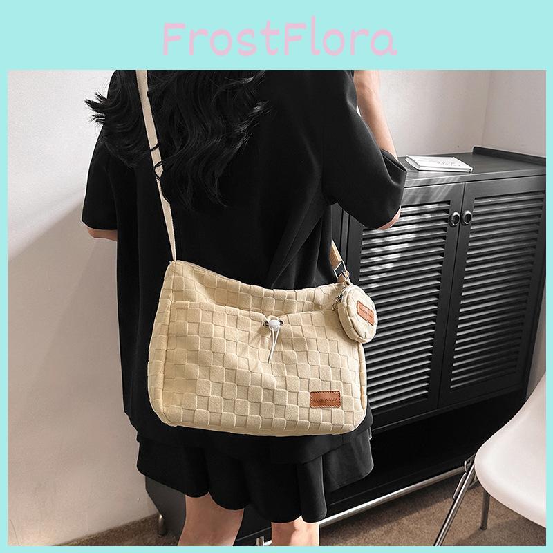Borsa Tote in Tela alla Moda Donna 2023 Estate Nuova Piccola Serie Design Grande Capacità Moda Borsa a Tracolla