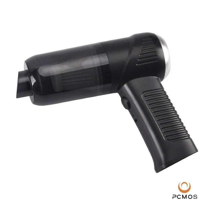 PCMOS Portable Car Vacuum Cleaner Wireless Charging High Power Fully Automatic for Household and Car чёрный