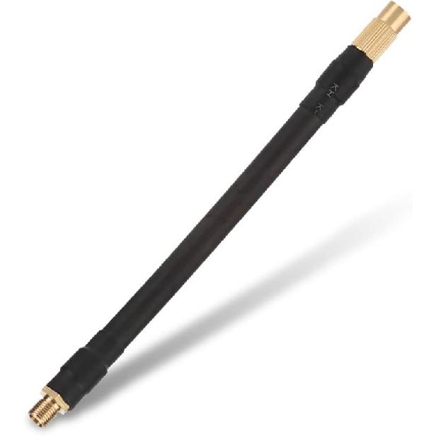 Akozon Tire Inflator Extension Hose, 6.3in Tire Inflator Extension Hose Air Pump Tube Replacement for Electric Inflator Motorcycle Automobile