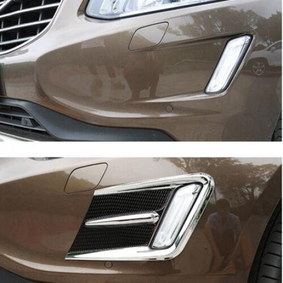 For VOLVO XC60 2014-2017 2pcs/lot Fog Light Cover Case Frame Decoration