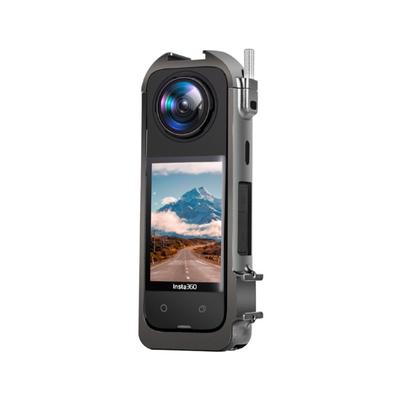 Aluminum Protective Frame for Insta360 X4 Metal Durable Housing Cage With Cold Shoe Mount for Insta 360 X4 Camera Accessories