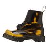 Dr. Martens 1460 Pascal Bex Moda Confortável Versátil Botins Curtos Botas Unissexo Preto Amarelo 31862005
