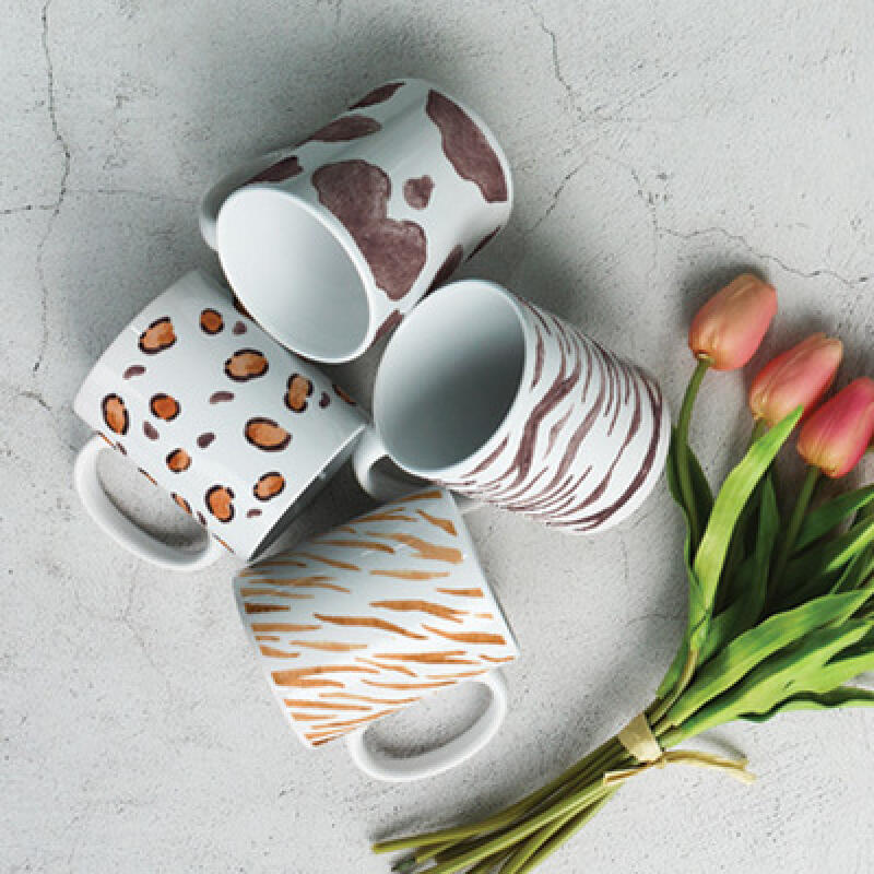 cb543-Design Mug 4p-Cute Spotted Pattern