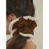 Flower Tassel Scrunchie_Camel(O25-Acc05)