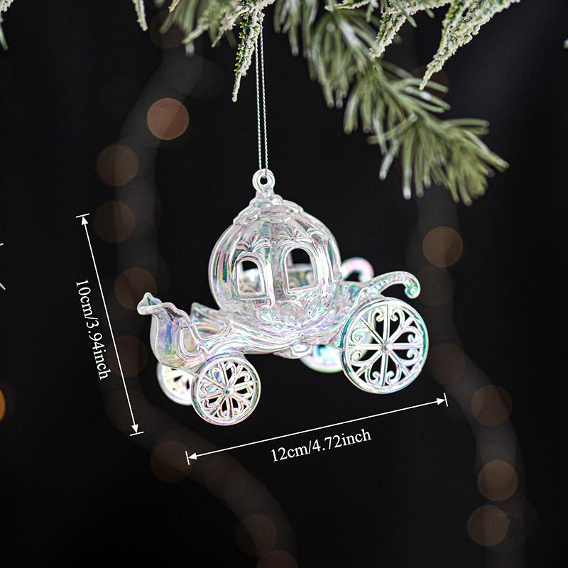 

1 шт. Домашнее украшение Прозрачное Рождественское Имитация Моделирования Кристально Чистое Разные Стили Подвески для Рождественской Елки Красочная Подвеска C