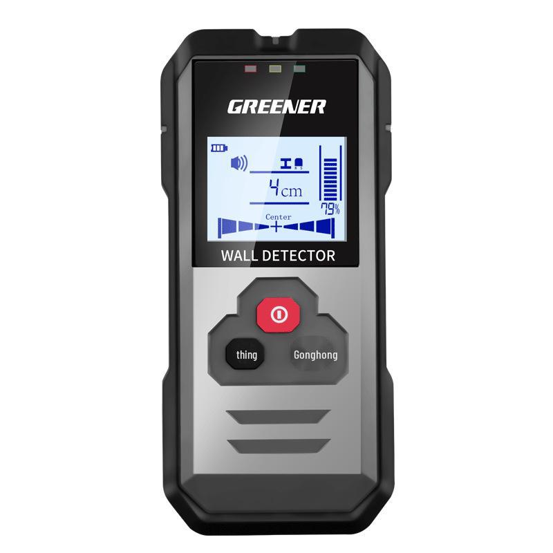 Scaner de perete multifuncțional Green Forest: Detectează fire, metal, beton, pereți portanți și bare de oțel.