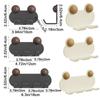 Punch-free Power Plug Socket Holder Cartoon Animals Wall Storage Hook Socket Storage Rack  for Home