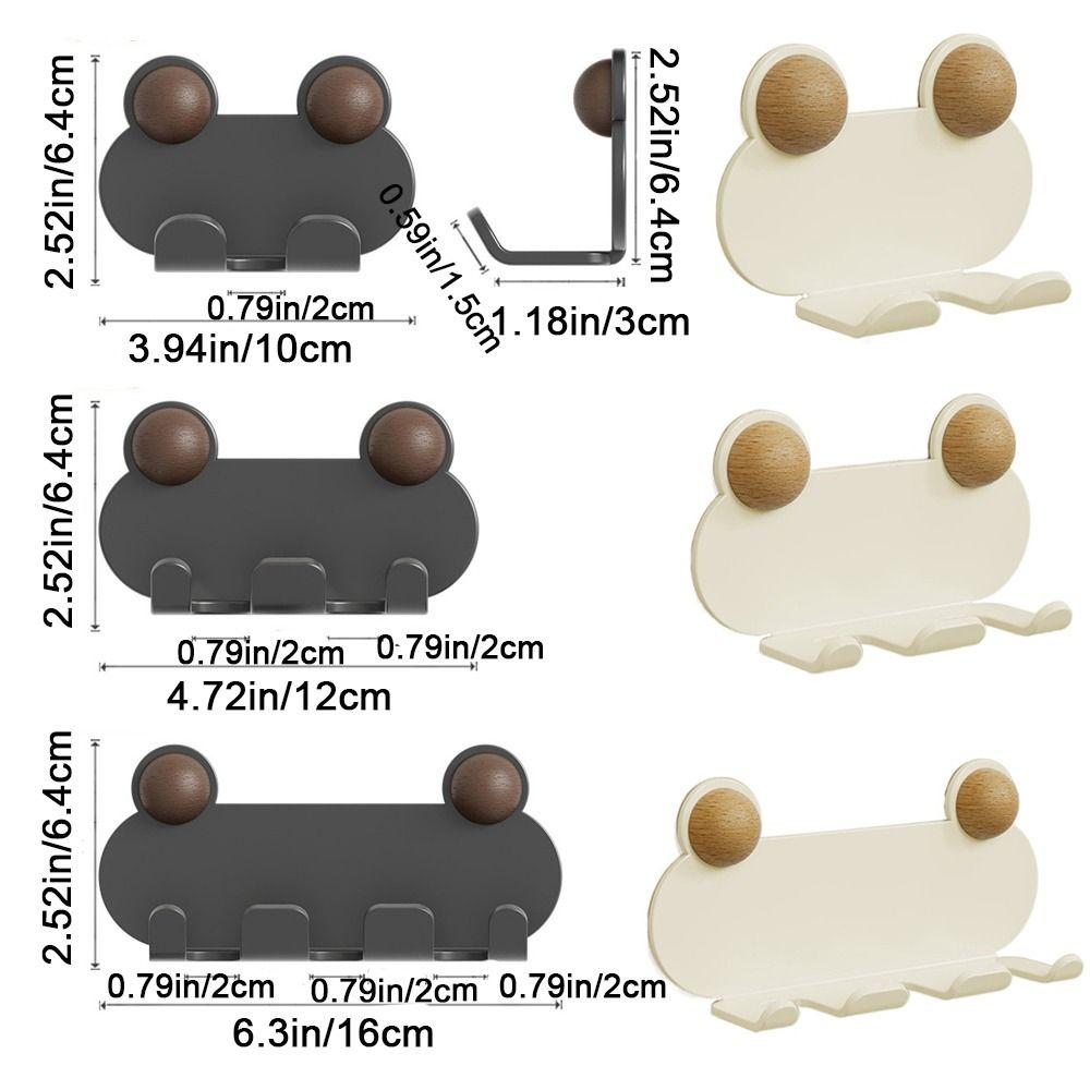 Punch-free Power Plug Socket Holder Cartoon Animals Wall Storage Hook Socket Storage Rack  for Home