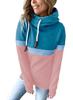 Sweat à capuche décontracté pour femme style européen-américain Automne/Hiver 2024