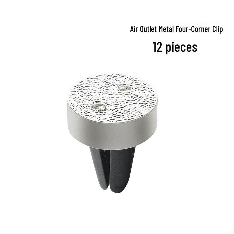 Pure Metal Car Air Vent Clip for Horizontal & Vertical Vents