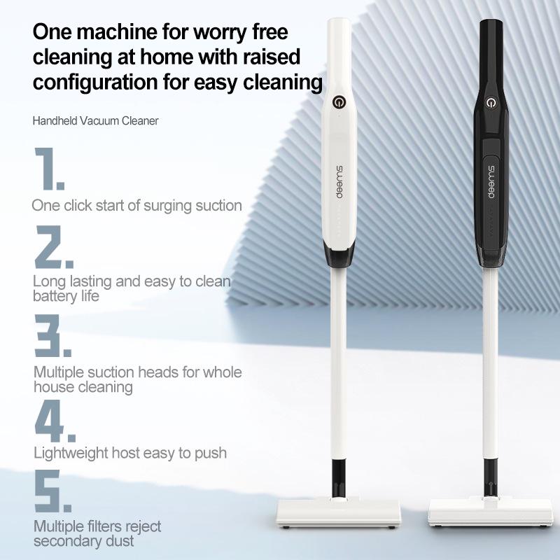 Portable High-Power Wireless Vacuum Cleaner with Strong Suction for Dust Removal