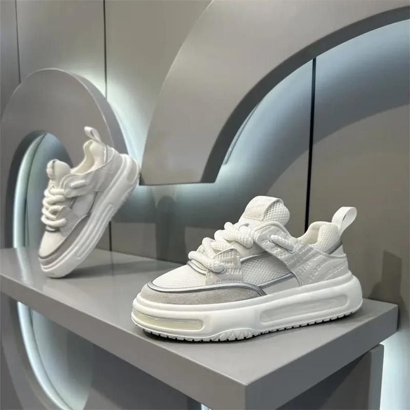 Fashion New Classic Men's Shoes Thick soled Height Increasing Casual Shoes for Youth Outdoor Running Breathable Sports Shoes sneakers