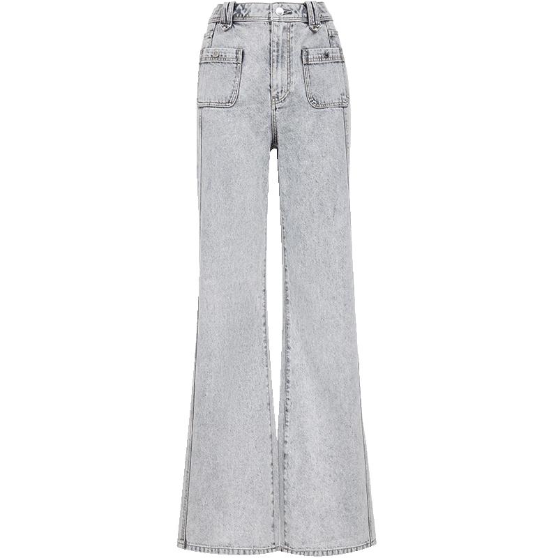 ONLY 2025 Spring Women's High-Waist Slim-Fit Flared Jeans