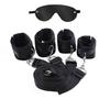 Restraint Bed Bondage Gear Female Handcuff Open Leg Cuff Strap System Eyeblinder Set Versatile Bedroom Games Set Toy Set