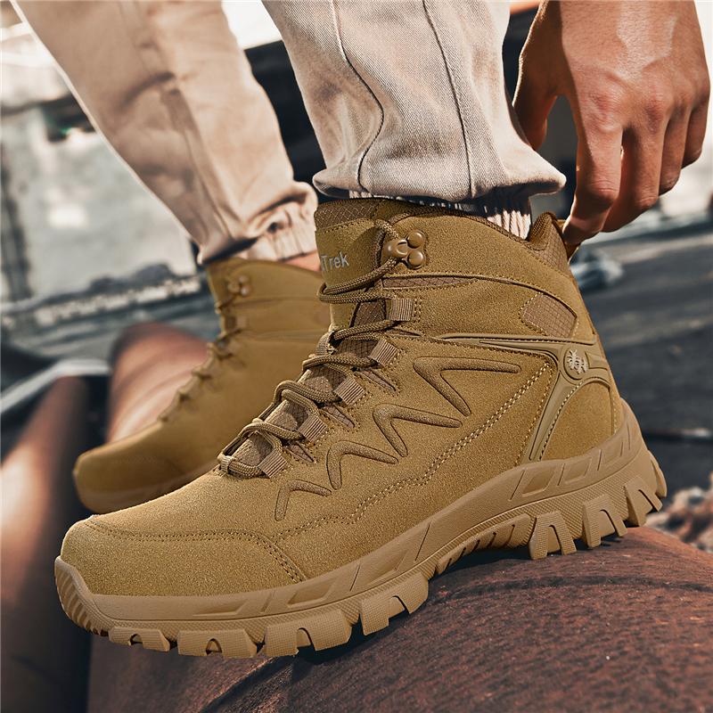 Tactical Boots Army Boots Classics Style Men Hiking Shoes Lace Up Men Sneakers Outdoor Jogging Trekking Sport Boots
