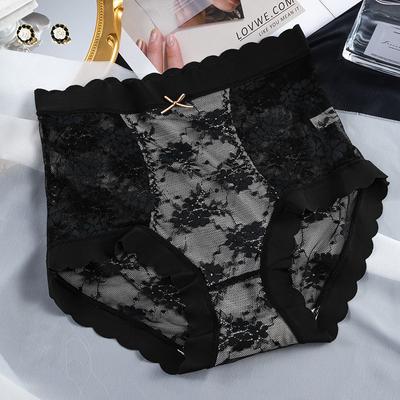 Lingerie sexy in pizzo a vita alta, mutandine leggere che stringono i glutei sollevandoli per le donne, mutandine con glutei avvolti