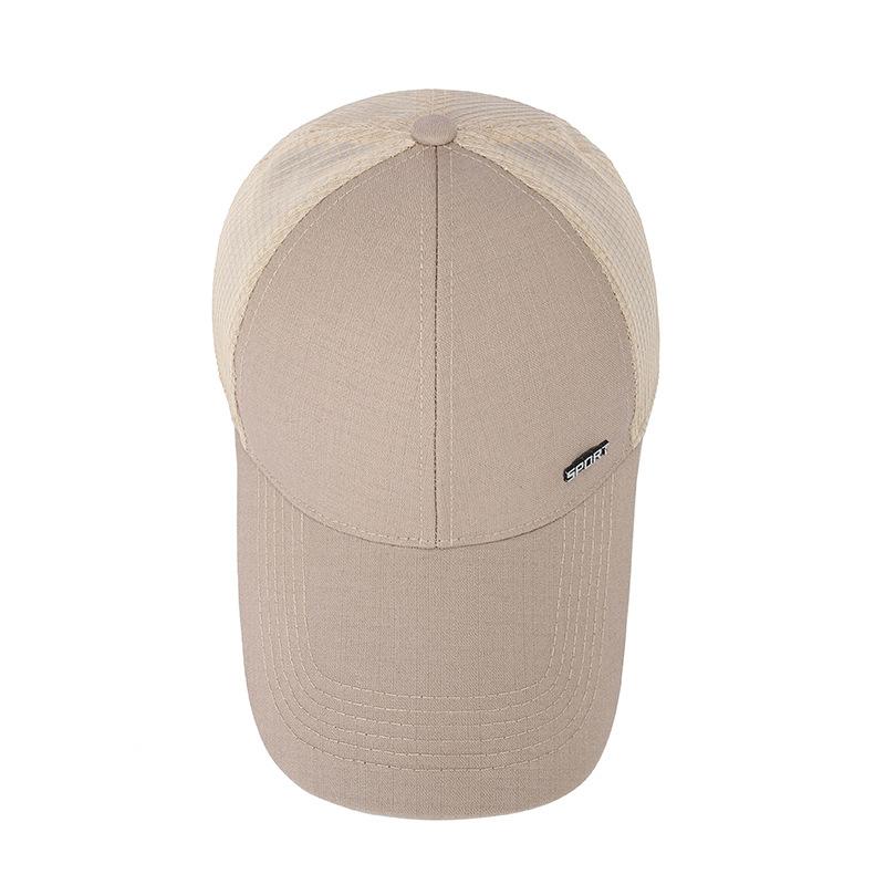 Men's Summer Breathable Mesh Baseball Cap Sunscreen Outdoor Sports Cap