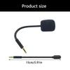 MultiPurpose 3.5mm Microphone Boom For Wireless Headsets Suited For Gamers Professional Improving Voice Interaction