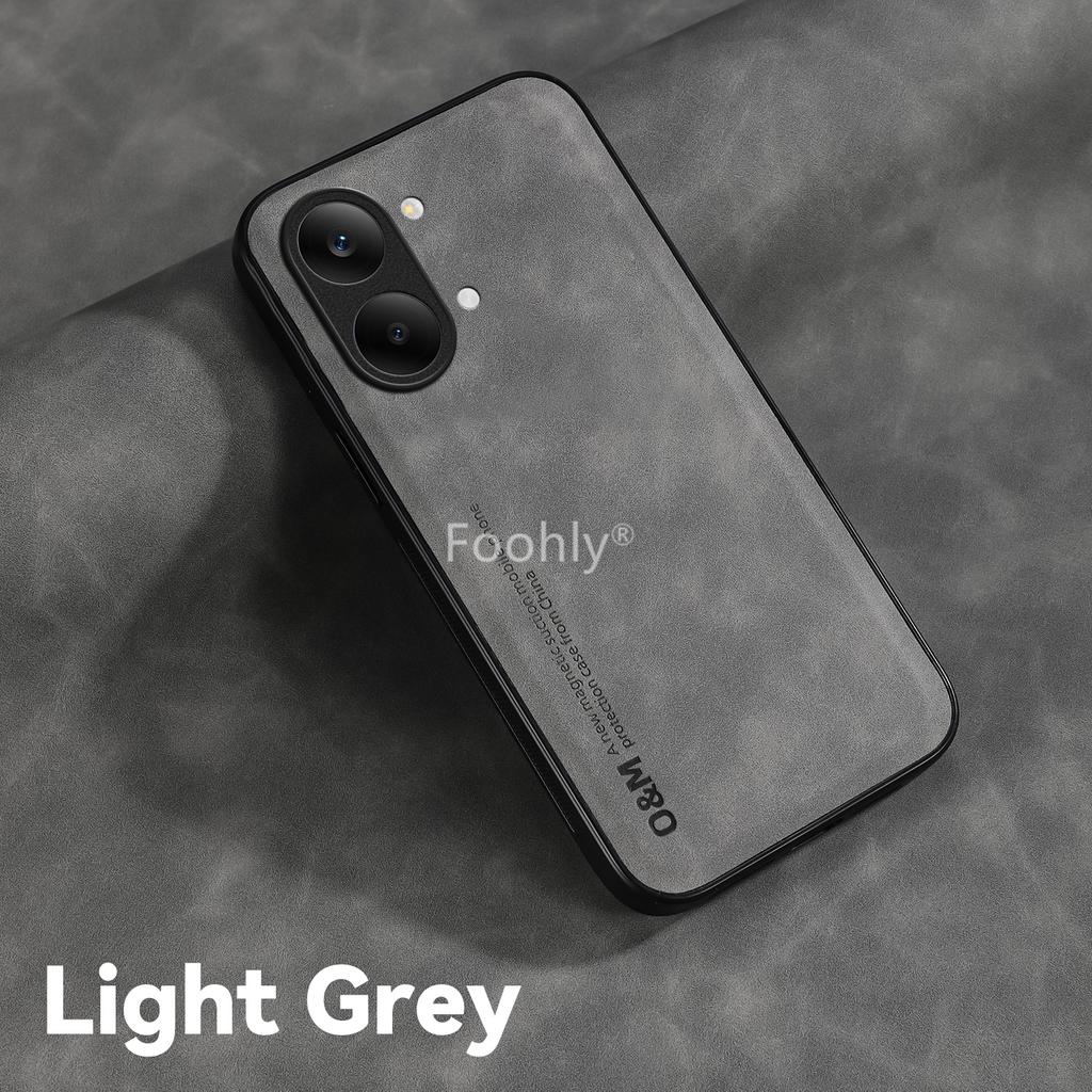 Nubuck Leather Magnetic Case for Xiaomi Poco X8 Pro Max Protective Cover Shockproof Back Shell Coque Capa Fundas