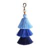Three-layer Cotton Tassel Bag Hanger Decoration with Ethnic Style Keychain In Bohemian Style - Three-layer Tassels Pendant